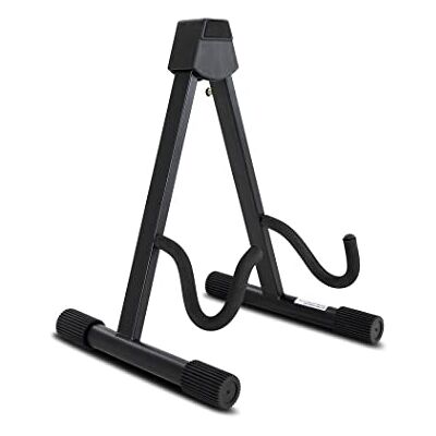 GEWA Pied de guitare A-Style (43 cm de haut, largeur réglable) pour guitare électrique/basse GEWA Pied de guitare A-Style (43 cm de haut, largeur réglable) pour guitare électrique/basse