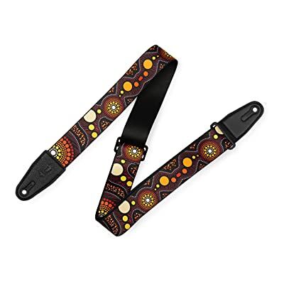 Levy's Leathers MP2DU-002 Sangle de guitare réglable unisexe en polyester avec extrémités en cuir Noir Longueur 5,1 cm Longueur 88,9 cm à 60 cm Levy's Leathers MP2DU-002 Sangle de guitare réglable unisexe en polyester avec extrémités en cuir Noir Longueur 5,1 cm Longueur 88,9 cm à 60 cm