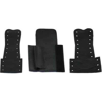 GEWA Leather Specialties Protection des mains Trombone Manchettes en cuir Ensemble de 3 pièces avec fermeture à lacets Convient pour Yamaha 448/645 GEWA Leather Specialties Protection des mains Trombone Manchettes en cuir Ensemble de 3 pièces avec fermeture à lacets Convient pour Yamaha 448/645