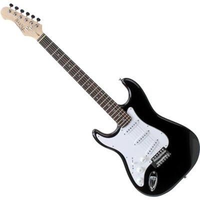 Rocktile Pro ST3-BK-L lefty guitare electrique black Rocktile Pro ST3-BK-L lefty guitare electrique black