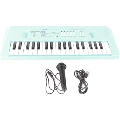 Dilwe BF-3738 Piano électrique à clavier 37 touches avec microphone et clavier musical et jouet pour débutants, enfants et étudiants(Bleu) Dilwe BF-3738 Piano électrique à clavier 37 touches avec microphone et clavier musical et jouet pour débutants, enfants et étudiants(Bleu)