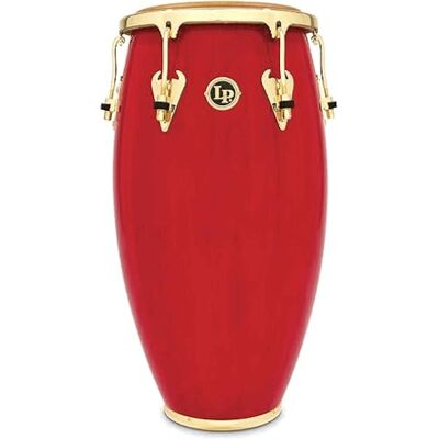 Latin Percussion LP Latine Conga Matador 12 1/2' Tumba M754S-RW, matériel rouge, doré Latin Percussion LP Latine Conga Matador 12 1/2' Tumba M754S-RW, matériel rouge, doré