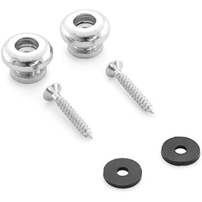 Tiger GTR-BTN Bouton de Sangle de Guitare Broche Extrémité Métal pour Guitare Acoustique, Classique, Electrique, Basse 2 Pièces Tiger GTR-BTN Bouton de Sangle de Guitare Broche Extrémité Métal pour Guitare Acoustique, Classique, Electrique, Basse 2 Pièces