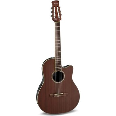 Applause Guitare Classique Nylon Électro-Acoustique Traditionnelle AB24C Mid Cutaway Nylon Corps Roundback Lyrachord profondeur moyenne Préampli AP3TP Naturel Satiné AB24CM-4S Applause Guitare Classique Nylon Électro-Acoustique Traditionnelle AB24C Mid Cutaway Nylon Corps Roundback Lyrachord profondeur moyenne Préampli AP3TP Naturel Satiné AB24CM-4S