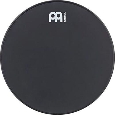 Meinl Percussion Tapis d'entraînement de batterie de 30,5 cm, silicone — Simple face avec rebond moyen et collage silencieux pour batteurs Meinl Percussion Tapis d'entraînement de batterie de 30,5 cm, silicone — Simple face avec rebond moyen et collage silencieux pour batteurs