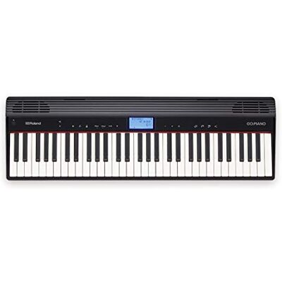 Roland Piano numérique Go:Piano Go-61P , connexion sans fil aux smartphones, couleur noire Roland Piano numérique Go:Piano Go-61P , connexion sans fil aux smartphones, couleur noire