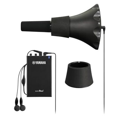 Yamaha SB5J Laiton silencieux pour trombone ténor, basse ténor, réduction du bruit suffisante, tonalité naturelle et sensation de soufflage Yamaha SB5J Laiton silencieux pour trombone ténor, basse ténor, réduction du bruit suffisante, tonalité naturelle et sensation de soufflage