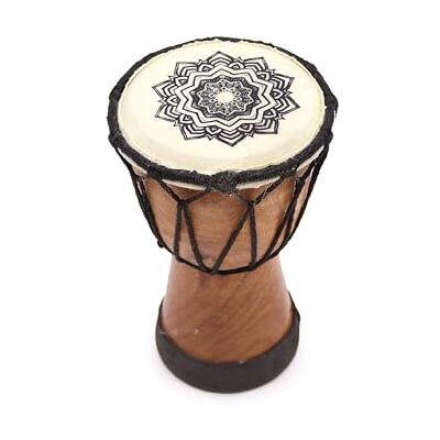 Ancient Wisdom Tambour Djembe fait main 15cm Ancient Wisdom Tambour Djembe fait main 15cm
