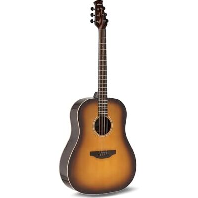 Applause Guitare acoustique Jump Slope Shoulder D Gloss Table en épicéa massif Fond en ovangkol Finition Tobacco Burst brillante AAS-69-TB Applause Guitare acoustique Jump Slope Shoulder D Gloss Table en épicéa massif Fond en ovangkol Finition Tobacco Burst brillante AAS-69-TB