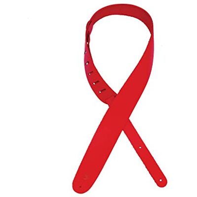 D'Addario Sangle de guitare en cuir – Accessoires pour guitare électrique, sangle de guitare acoustique, sangle de guitare électrique acoustique et sangle de guitare basse – Rouge D'Addario Sangle de guitare en cuir – Accessoires pour guitare électrique, sangle de guitare acoustique, sangle de guitare électrique acoustique et sangle de guitare basse – Rouge