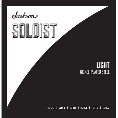 Jackson Soloist Lichte Elektrische Gitaarsnaren 9-42 9-42 lichte snaren voor elektrische gitaar, ideaal voor shredding en metal, snelle bespeelbaarheid Jackson Soloist Lichte Elektrische Gitaarsnaren 9-42 9-42 lichte snaren voor elektrische gitaar, ideaal voor shredding en metal, snelle bespeelbaarheid