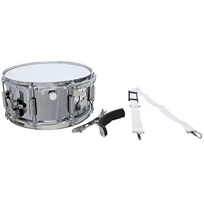 GEWA Marching Snaredrum, Tambour de marche 14 x 6,5", fût en métal, incl. sangle et support de genou GEWA Marching Snaredrum, Tambour de marche 14 x 6,5", fût en métal, incl. sangle et support de genou