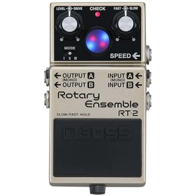 Boss RT-2 Pédale compacte Rotary Ensemble Des sons authentiques d'enceinte rotative Réglés pour les guitares et les claviers 3 modes polyvalents Plusieurs Mod FX en un Boss RT-2 Pédale compacte Rotary Ensemble Des sons authentiques d'enceinte rotative Réglés pour les guitares et les claviers 3 modes polyvalents Plusieurs Mod FX en un