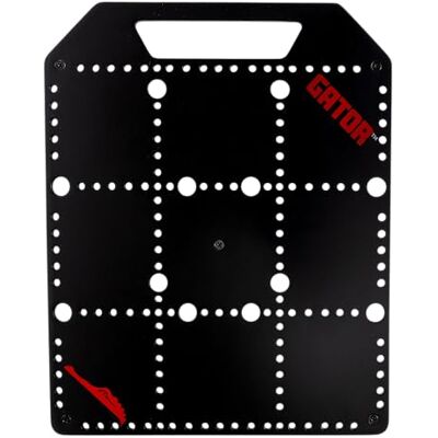 Gator Pédalier compact en métal qui se glisse dans la poche principale de la plupart des étuis ; surface de 27,3 x 26 cm (GPB-POCKETBOARD) Gator Pédalier compact en métal qui se glisse dans la poche principale de la plupart des étuis ; surface de 27,3 x 26 cm (GPB-POCKETBOARD)