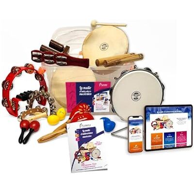FUZEAU Kit d’Animations Musicales 15 Instruments Musique Variés Livret Pédagogique + Interface Numérique Idéal pour Ateliers Mémoire et Sensoriels avec les Personnes Âgées Réf.78472 FUZEAU Kit d’Animations Musicales 15 Instruments Musique Variés Livret Pédagogique + Interface Numérique Idéal pour Ateliers Mémoire et Sensoriels avec les Personnes Âgées Réf.78472
