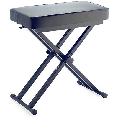 Stagg KEB-A60 Banc de Clavier réglable Double embase Noir Stagg KEB-A60 Banc de Clavier réglable Double embase Noir