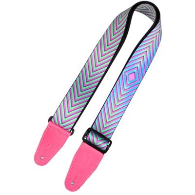 Levy's Leathers Illusion Series MP2OI-004 Sangle de guitare en polyester Largeur 5 cm Motif distorsion Levy's Leathers Illusion Series MP2OI-004 Sangle de guitare en polyester Largeur 5 cm Motif distorsion