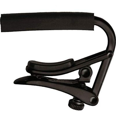 Shubb C1K Capo Noir, Capo Cordes Acier pour Guitare, Noir Shubb C1K Capo Noir, Capo Cordes Acier pour Guitare, Noir