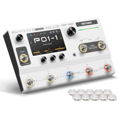 HOTONE Guitare Basse Multi-effets Processeur avec écran tactile Guitares Basses Modélisation IR Boxes Simulation avec FX Loop MIDI I/O Stereo OTG USB Audio Interface Ampero II Stage HOTONE Guitare Basse Multi-effets Processeur avec écran tactile Guitares Basses Modélisation IR Boxes Simulation avec FX Loop MIDI I/O Stereo OTG USB Audio Interface Ampero II Stage