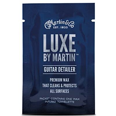 Martin Guitar Luxe by Chiffon de nettoyage et de nettoyage à usage unique pour guitares Martin Guitar Luxe by Chiffon de nettoyage et de nettoyage à usage unique pour guitares