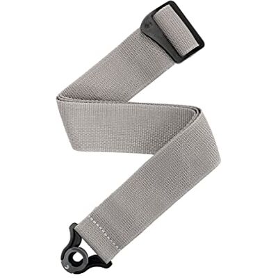 D'Addario Auto Lock Polypro Gitaarband, Zilver D'Addario Auto Lock Polypro Gitaarband, Zilver