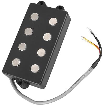 Okuyonic Bass Humbucker Pickup, 5 String 4 Core Open Style Guitare Humbucker Pickup for Basse Okuyonic Bass Humbucker Pickup, 5 String 4 Core Open Style Guitare Humbucker Pickup for Basse