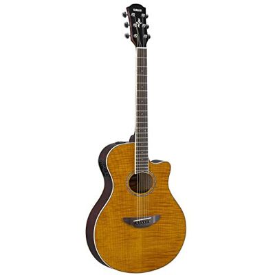 Yamaha APX600FM Guitare Électro-Acoustique – Table en Érable Flammé, Caisse Compacte Thinline, Diapason 25”, Système65, EQ, Accordeur Intégré – Amber Yamaha APX600FM Guitare Électro-Acoustique – Table en Érable Flammé, Caisse Compacte Thinline, Diapason 25”, Système65, EQ, Accordeur Intégré – Amber