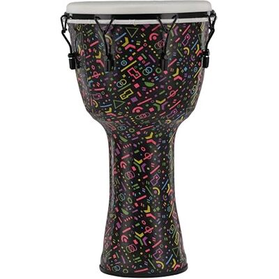 GEWA Liberty Djembé accordage mécanique (tirants) Diamètre : 14" (35,5 cm) Hauteur : 27" (68 cm) Nombre de crochets : 8 Motif : Crazy Neon GEWA Liberty Djembé accordage mécanique (tirants) Diamètre : 14" (35,5 cm) Hauteur : 27" (68 cm) Nombre de crochets : 8 Motif : Crazy Neon