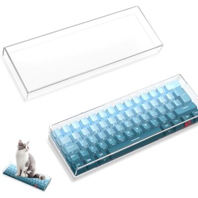 MAMBASNAKE Housse de Clavier 60% Acrylique de qualité supérieure Étanche Anti-Chocs Transparente pour Mini Clavier de Jeu mécanique Compact 29,2 x 10,2 x 2,8 cm K60 K61 GK61 SK65 MAMBASNAKE Housse de Clavier 60% Acrylique de qualité supérieure Étanche Anti-Chocs Transparente pour Mini Clavier de Jeu mécanique Compact 29,2 x 10,2 x 2,8 cm K60 K61 GK61 SK65