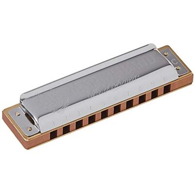 Hohner 1896BXC Harmonica Do Acier Inoxydable Argenté Hohner 1896BXC Harmonica Do Acier Inoxydable Argenté