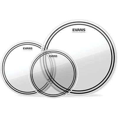 EVANS ETP-EC2SCLR-R Rock Packs de Peaux de toms EC2 10"/12"/16" Transparent EVANS ETP-EC2SCLR-R Rock Packs de Peaux de toms EC2 10"/12"/16" Transparent