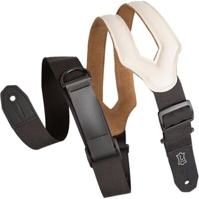 Levy's MRHSS-CRM Sangle de Guitare Right Height Garment Leather Ergonomic 3" Cream Levy's MRHSS-CRM Sangle de Guitare Right Height Garment Leather Ergonomic 3" Cream