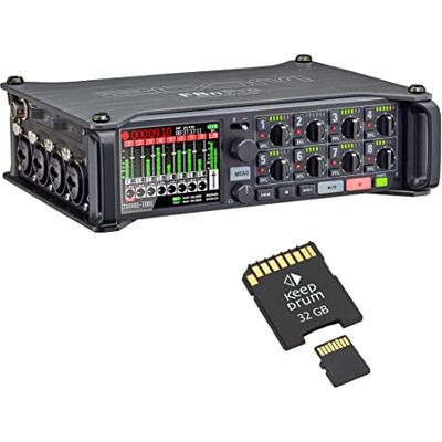 Zoom Audio Zoom F8n Pro Multipiste Enregistreur audio + keepdrum carte mémoire Zoom Audio Zoom F8n Pro Multipiste Enregistreur audio + keepdrum carte mémoire