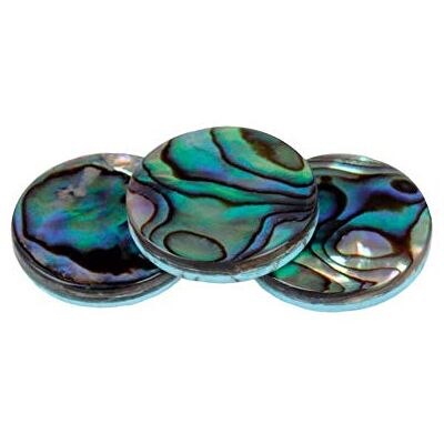 Dilwe Lot de 3 boutons de trompette colorés en coquille d'ormeau pour trompette, pièces de rechange pour instruments à vent Dilwe Lot de 3 boutons de trompette colorés en coquille d'ormeau pour trompette, pièces de rechange pour instruments à vent