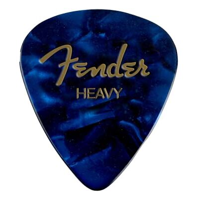 Fender Premium 351 Celluloid Gitaar Plectrums Heavy Blue Moto 12x 12x dikke celluloid plectrums, 351-vorm, ideaal voor rock- en leadgitaar, bulkverpakking, klassieke -klank en -gevoel Fender Premium 351 Celluloid Gitaar Plectrums Heavy Blue Moto 12x 12x dikke celluloid plectrums, 351-vorm, ideaal voor rock- en leadgitaar, bulkverpakking, klassieke -klank en -gevoel