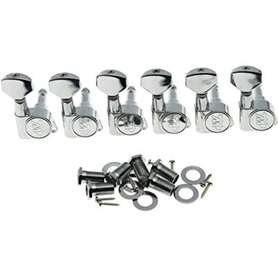 Wilkinson E-Z LOK Accordeurs chromés pour guitare Stratocaster Tele Wilkinson E-Z LOK Accordeurs chromés pour guitare Stratocaster Tele