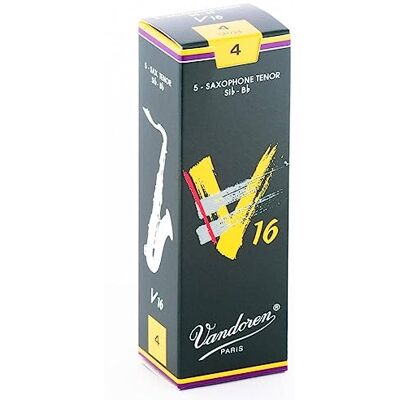 Vandoren Anche pour saxophone ténor V 16 Puissance : 4 Vandoren Anche pour saxophone ténor V 16 Puissance : 4