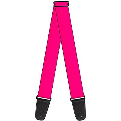 Buckle-Down GS-W31415 Sangle de guitare Imprimé rose fluo 5 cm de large 73,7-137,2 cm de long Buckle-Down GS-W31415 Sangle de guitare Imprimé rose fluo 5 cm de large 73,7-137,2 cm de long