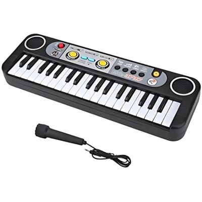 Dilwe 37 Touches Piano numérique, Clavier Électrique Instruments de Musique éducatifs Jouet avec Microphone Dilwe 37 Touches Piano numérique, Clavier Électrique Instruments de Musique éducatifs Jouet avec Microphone