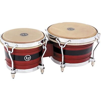Latin Percussion LP Legends John Rodriguez Bongos 7 1/4' + 9'Marron Latin Percussion LP Legends John Rodriguez Bongos 7 1/4' + 9'Marron