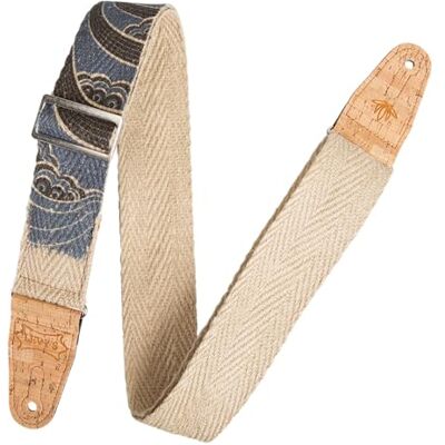 Levy's Leathers MH8P-001 Sangle de guitare en chanvre Vegan Hemp Largeur 5 cm Motif île Levy's Leathers MH8P-001 Sangle de guitare en chanvre Vegan Hemp Largeur 5 cm Motif île