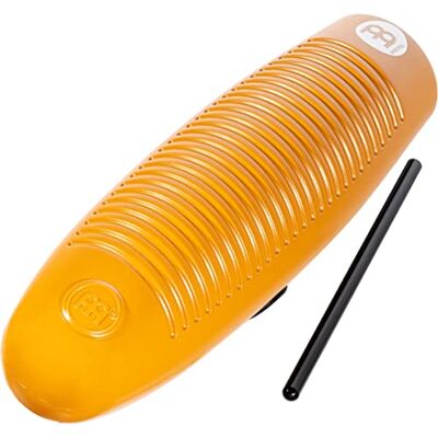 Meinl Percussion GU9 Turbo Guiro plastique, 3 surfaces de jeu, avec grattoir plastique. Meinl Percussion GU9 Turbo Guiro plastique, 3 surfaces de jeu, avec grattoir plastique.