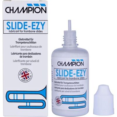 Champion Slide-Ezy Trombone Slide Cream Lubrifiant pour lames de trombone en Sib, Sib/F, Alto et Laiton Sans odeur et facile à appliquer Fabriqué au Royaume-Uni (50 ml) Champion Slide-Ezy Trombone Slide Cream Lubrifiant pour lames de trombone en Sib, Sib/F, Alto et Laiton Sans odeur et facile à appliquer Fabriqué au Royaume-Uni (50 ml)