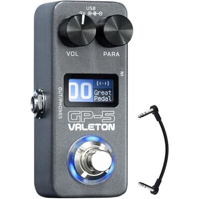 VALETON Processeur multi-effets super compact GP-5 et pédale de chargeur NAM/IR VALETON Processeur multi-effets super compact GP-5 et pédale de chargeur NAM/IR