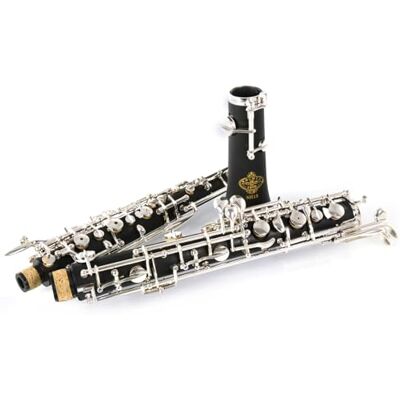 ROCHIX 1890 Rochix Oboe Niveau d'étudiant débutant SH15 Corps en bois composite plaqué argent Ton C semi-automatique avec 2 langues d'accordage, 1 chiffon de nettoyage, 1 tampon d'oboe, 1 repose-pouce ROCHIX 1890 Rochix Oboe Niveau d'étudiant débutant SH15 Corps en bois composite plaqué argent Ton C semi-automatique avec 2 langues d'accordage, 1 chiffon de nettoyage, 1 tampon d'oboe, 1 repose-pouce