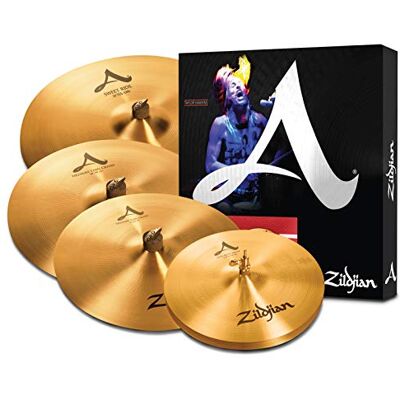 Zildjian A Series Cymbal Set 14" New Beat Hi-Hat, 16" Medium Thin Crash, 21" Sweet Ride and 18" Medium Thin Crash Zildjian A Series Cymbal Set 14" New Beat Hi-Hat, 16" Medium Thin Crash, 21" Sweet Ride and 18" Medium Thin Crash