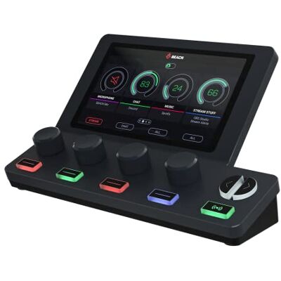BEACN Mix Create Audio Interface Windows USB C Audio Mixer for Content Creators Volume Control for Twitch and YouTube Streams Content Creator Essentials for Streaming (Dark) BEACN Mix Create Audio Interface Windows USB C Audio Mixer for Content Creators Volume Control for Twitch and YouTube Streams Content Creator Essentials for Streaming (Dark)