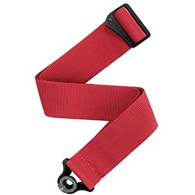 D'Addario Auto Lock Polypro Gitaarband, Rood D'Addario Auto Lock Polypro Gitaarband, Rood