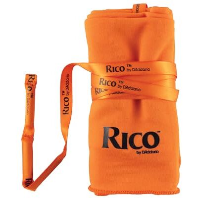 D'Addario Woodwinds Rico Instrumentdoek voor Reiniging Verwijdert Vocht Verwijdert Geur uit uw Klarinet of Saxofoon Groot D'Addario Woodwinds Rico Instrumentdoek voor Reiniging Verwijdert Vocht Verwijdert Geur uit uw Klarinet of Saxofoon Groot