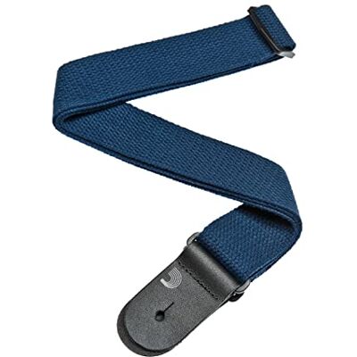 D'Addario Planet Waves 50CT03 Planet Lock Sangle de guitare en coton Bleu D'Addario Planet Waves 50CT03 Planet Lock Sangle de guitare en coton Bleu